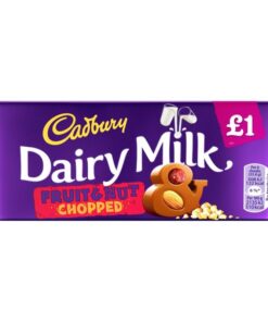 CADBURY 95g DAIRY MILK FRUIT+NUT