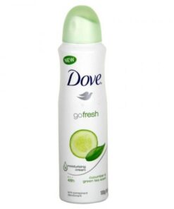 DOVE DEO SPRAY 150ML FRESH CUCUMBER GREEN TEA