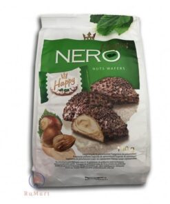 HAPPY WAFERS 140GR NERO HAZELNUTS