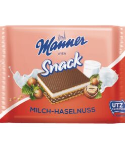 MANNER 125GR WAFER MILK HAZELNUT (5x25G)