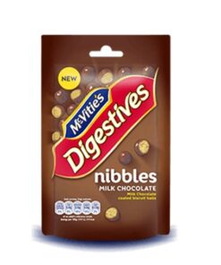 MCVITIES 120G DIGESTIVE NIBBLES MILK CHOCOLATE