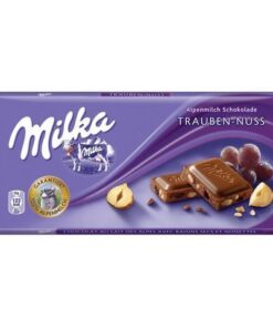 MILKA 100GR RAISINS&HAZELNUTS