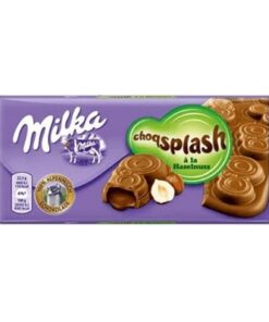 MILKA 90GR CHOCOSPLASH HAZELNUT
