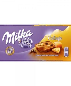 MILKA 93GR CHOCO COLLAGE CARAMEL