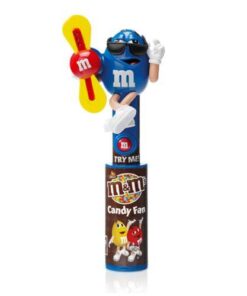 M&M 20GR CANDYFAN WITH LIGHTS CHOCO